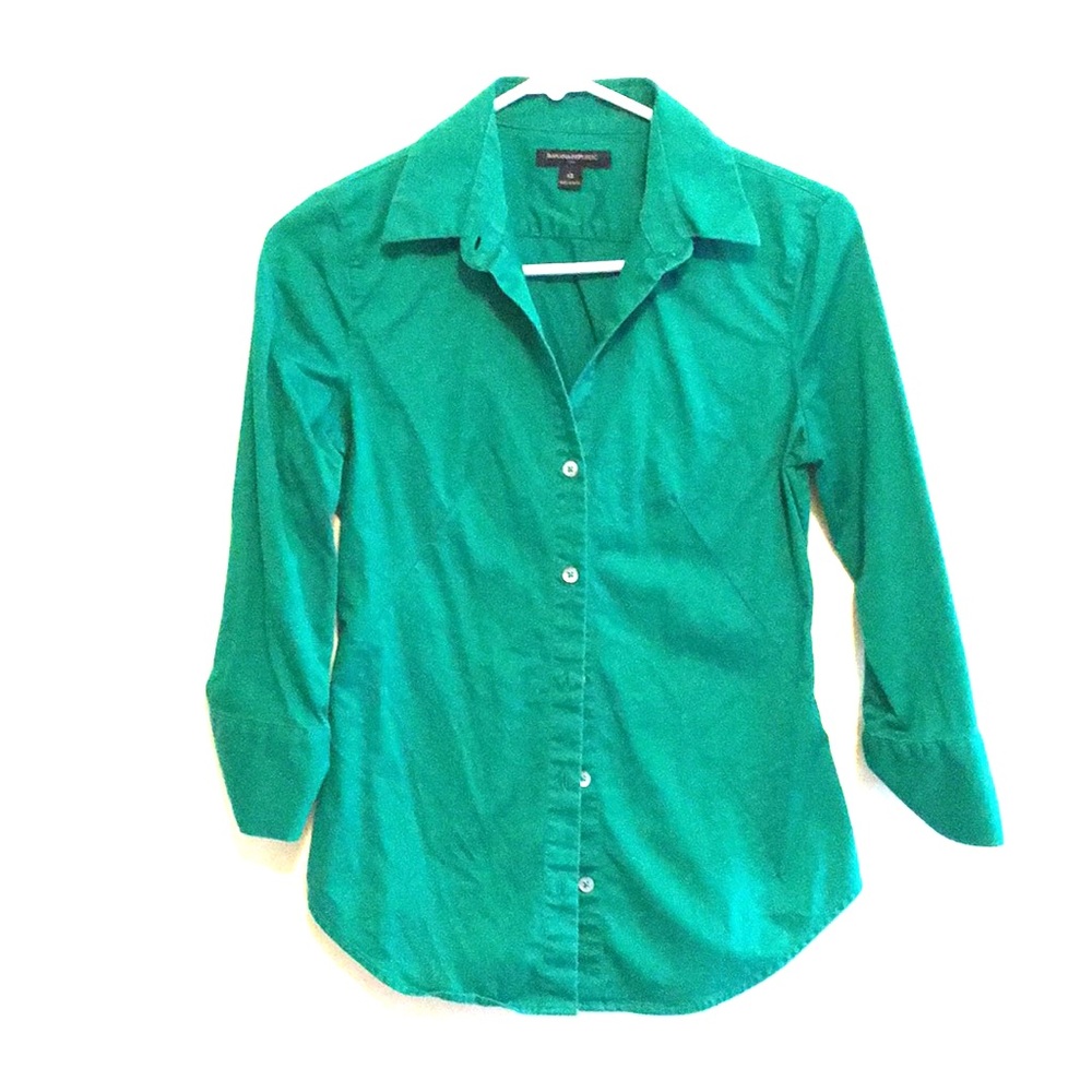 Banana Republic Dress Shirt Green XS